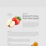 Skinmaman_Botanical_Fit_Honey_Sheet_Mask_[Apple]