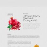 Skinmaman_Botanical_Fit_Honey_Sheet_Mask_[Pomegranate]