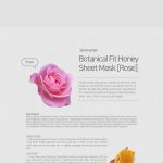 Skinmaman_Botanical_Fit_Honey_Sheet_Mask_[Rose]